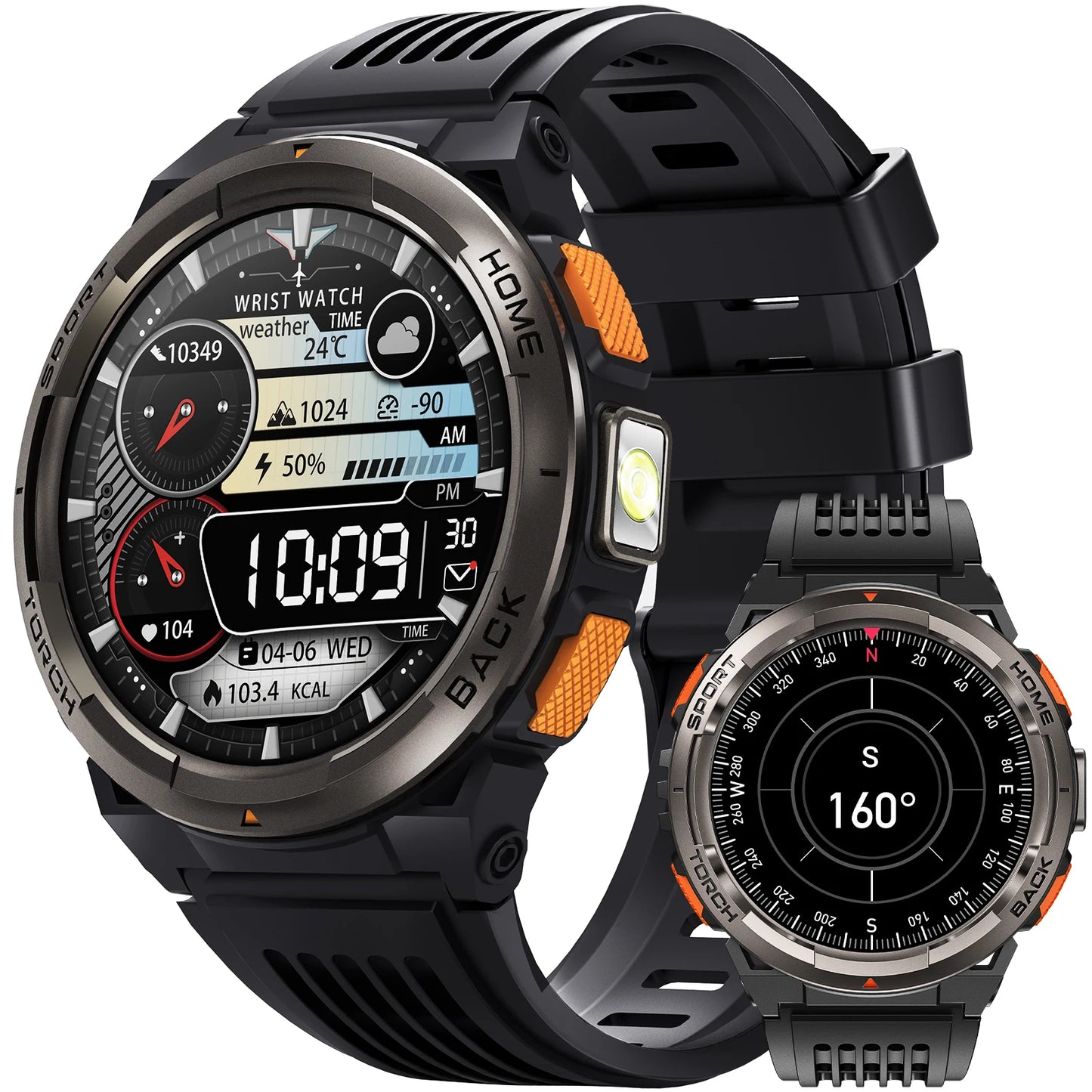 EIGIIS 1.45 Inch Smart Waterproof  Watch