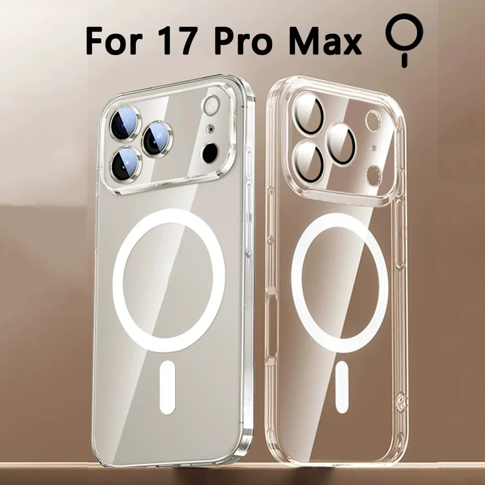 Magnet Protection Clear Case For Iphone