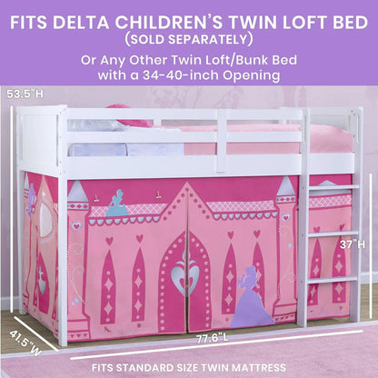 Princess Loft Bed Tent For Kids