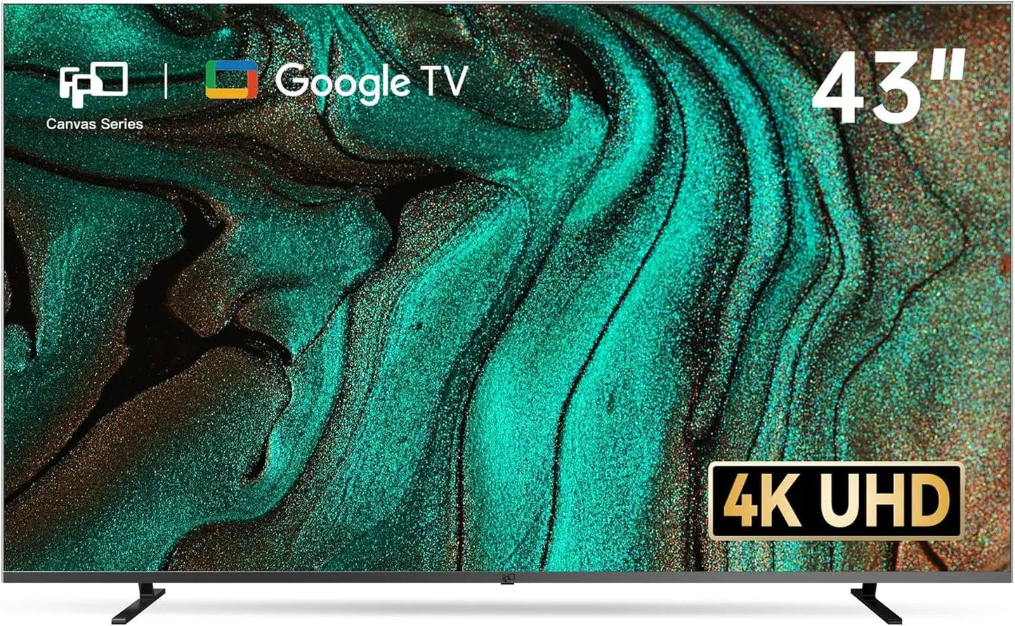 43-Inch 4K UHD Smart TV with Google OS