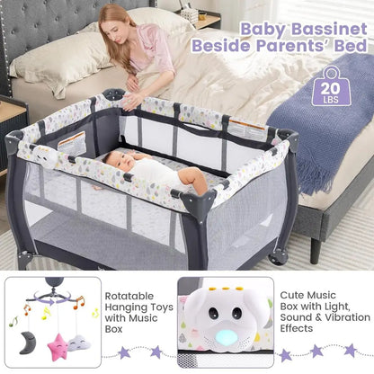 3-in-1 Playard with Changing Table