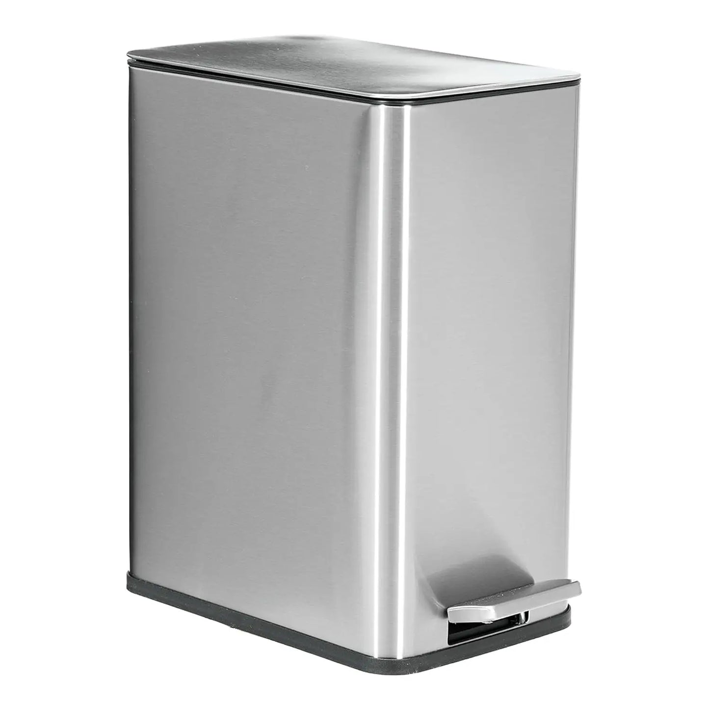 Anti-Slip Trash Can with Liner Lock System