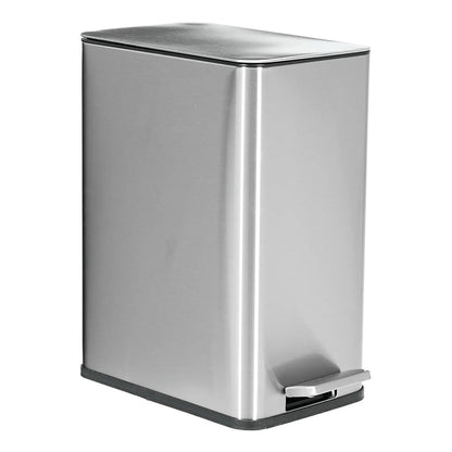 Anti-Slip Trash Can with Liner Lock System