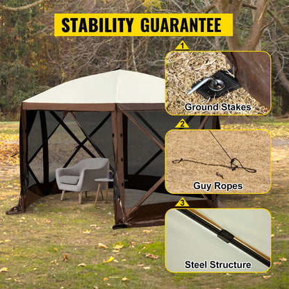 Pop-up Camping Gazebo 12' x 12'