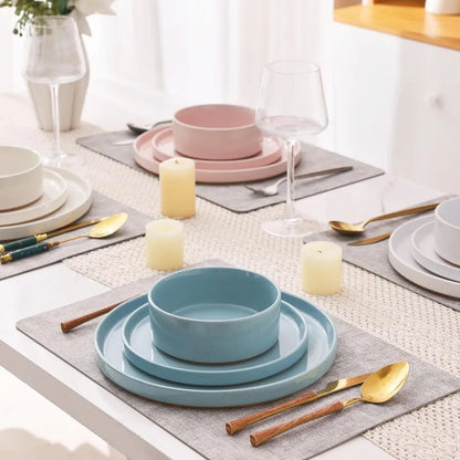 Ceramic Dinnerware Handpainted Stoneware Plates And Bowls