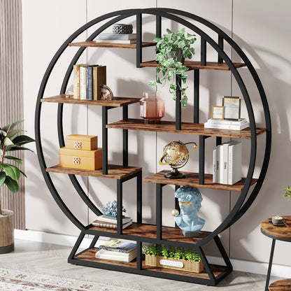 Round Bookshelves 63-Inc