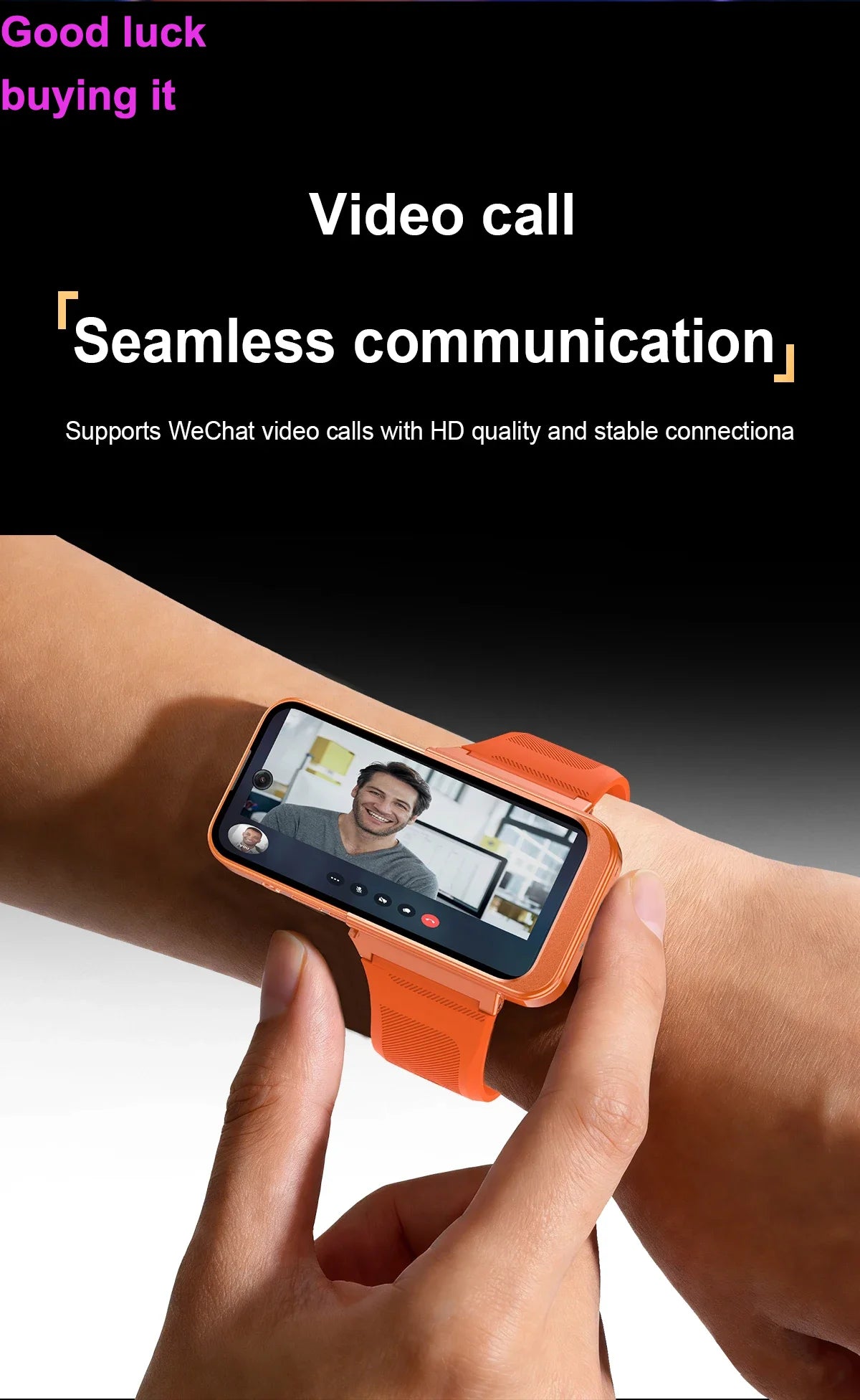 Smartwatch Phone Touch Screen Wi-Fi 4G