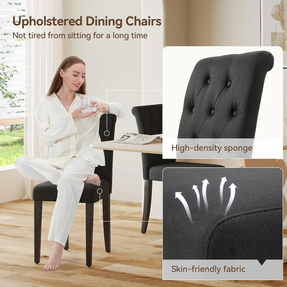 Upholstered Dining Chairs Set Of 4