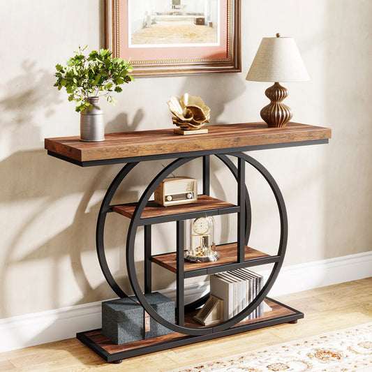 Console Table, 4-Tier Entryway Table