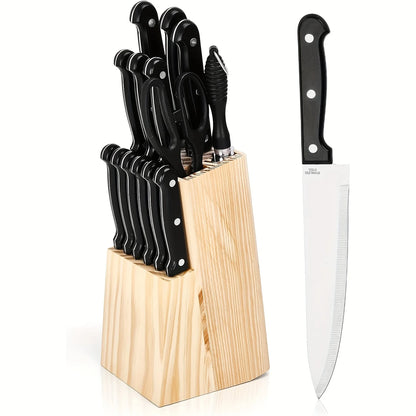 15pcs Knife Set High Carbon Steel