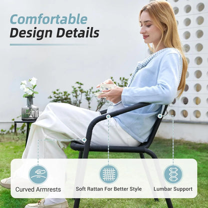 Outdoor Dining Chairs Set of 4