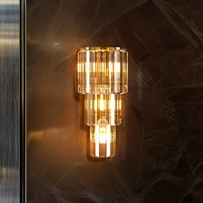 Modern Crystal Wall Lamp 3-Layer