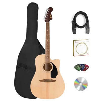 Dreadnought acoustic-electric guitar for live performance and practice, solid spruce top with mahogany back/sides, natural fini