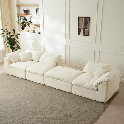 109" Modern Cloud L-Shape Sofa