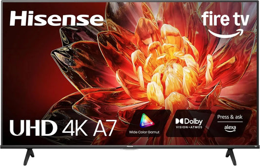 50" 4K UHD Smart TV with Alexa Voice Remote