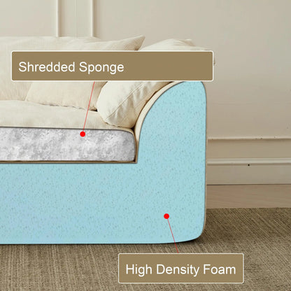109" Modern Cloud L-Shape Sofa