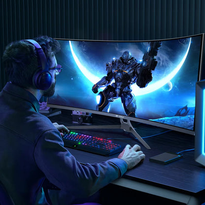 34 Gaming Monitor Curved Ultrawide WQHD