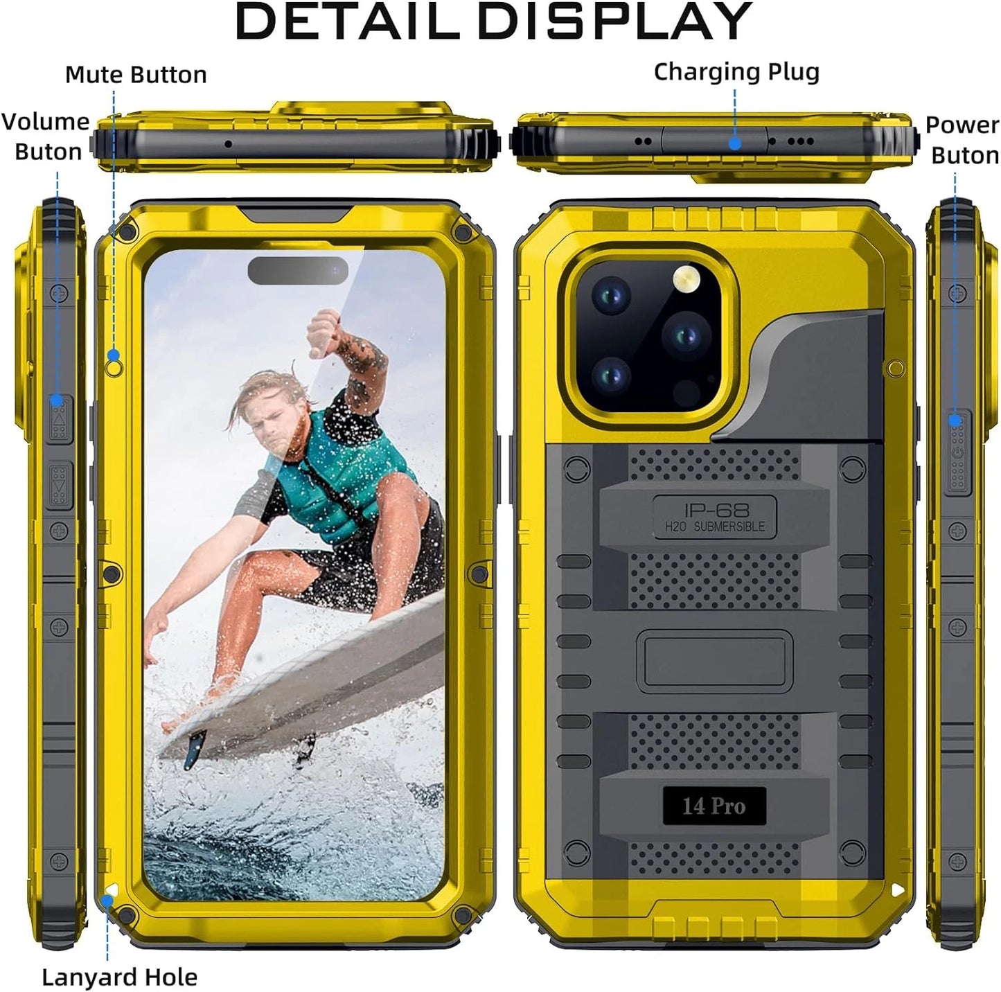 IPhone Pro Max Plus Waterproof Case