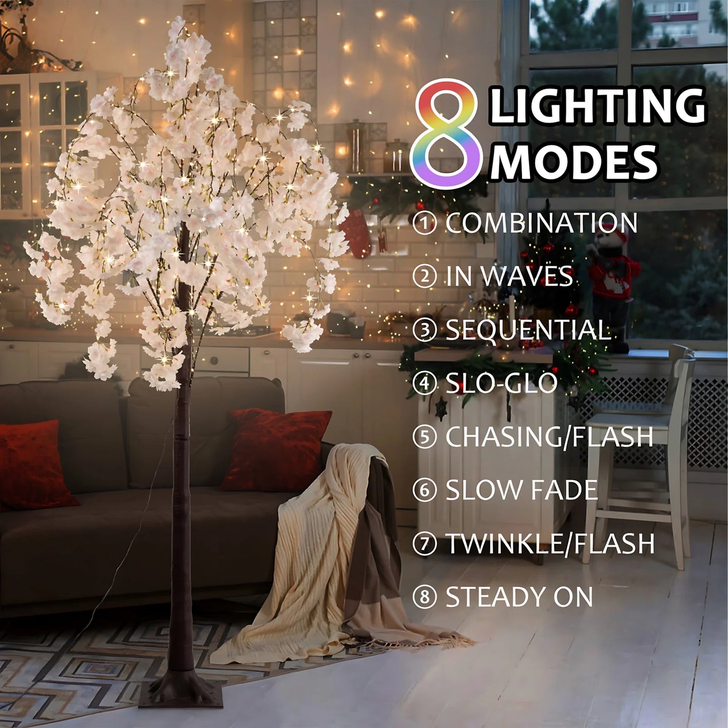 Cherry Blossom Tree Light 6ft