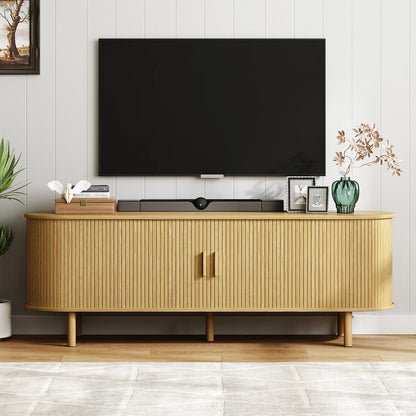 TV Stand with Power Outlet for TVs up to 60/70