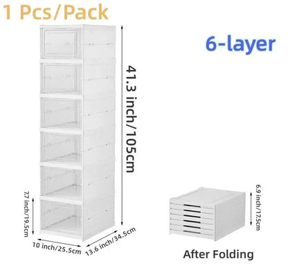 6 Layers Shoes Box Foldable