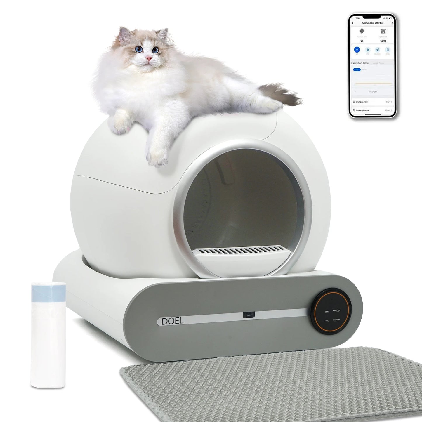 Self Cleaning Cat Litter Box 65L