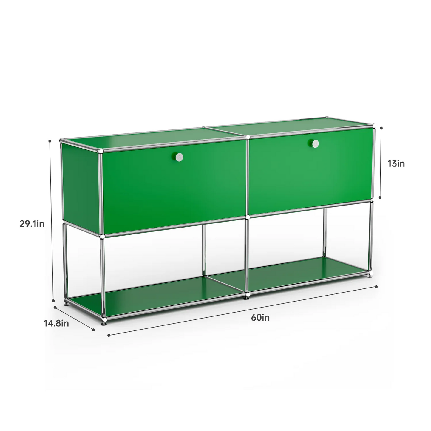 Modern Modular Metal Storage Cabinet