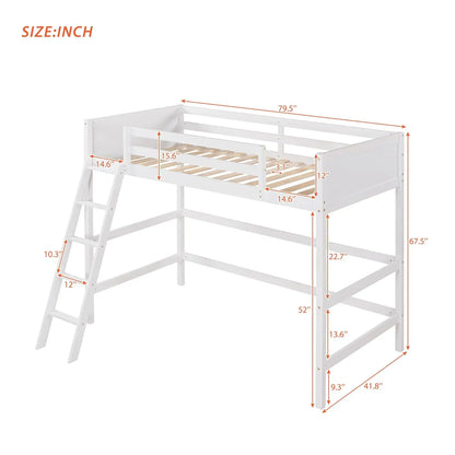 Twin Modern Kids Loft Bed