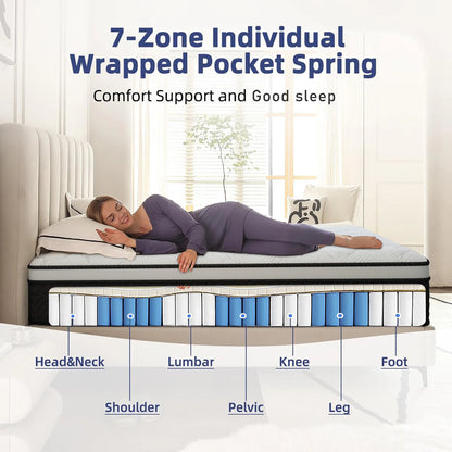 12/14Inch Memory Foam Spring Mattress