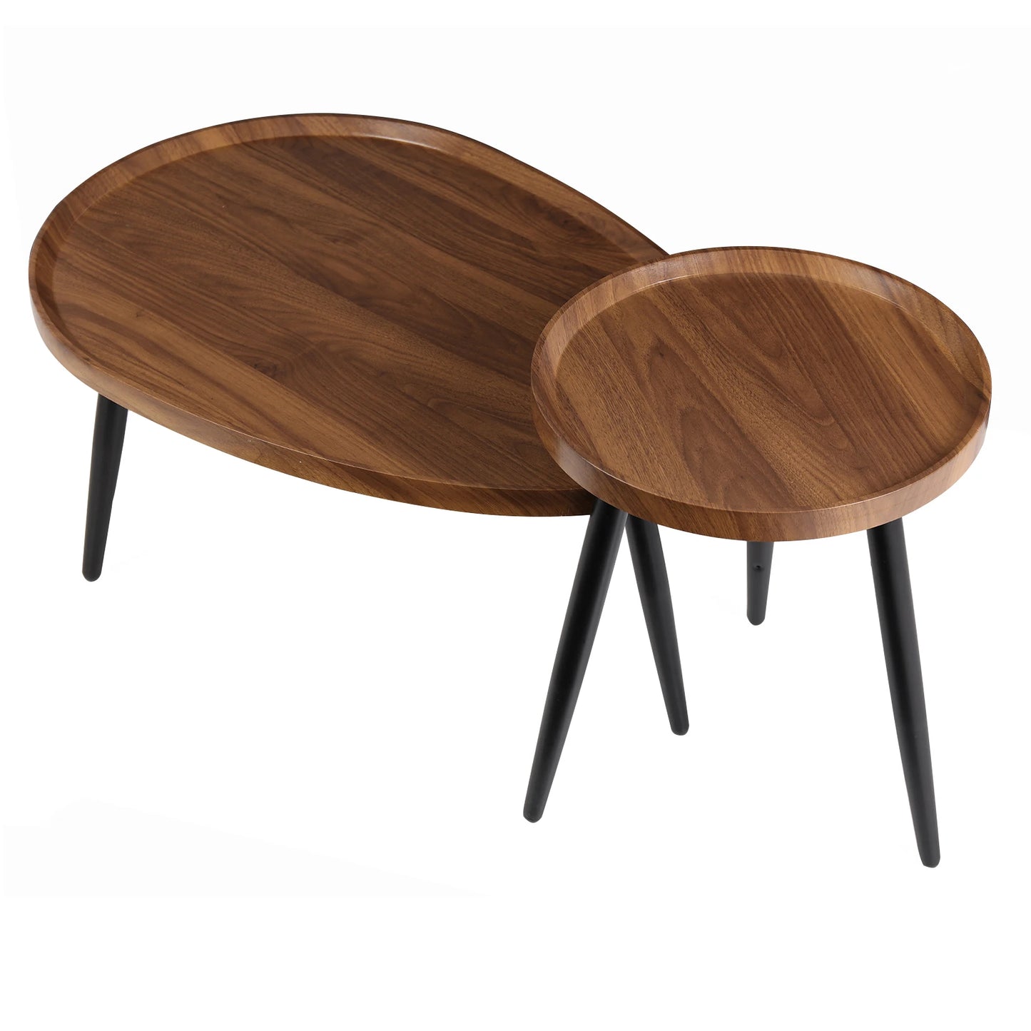 Round Coffee Table Set of 2