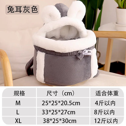 Cat Backpack Carrier with Bed