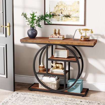 Console Table, 4-Tier Entryway Table