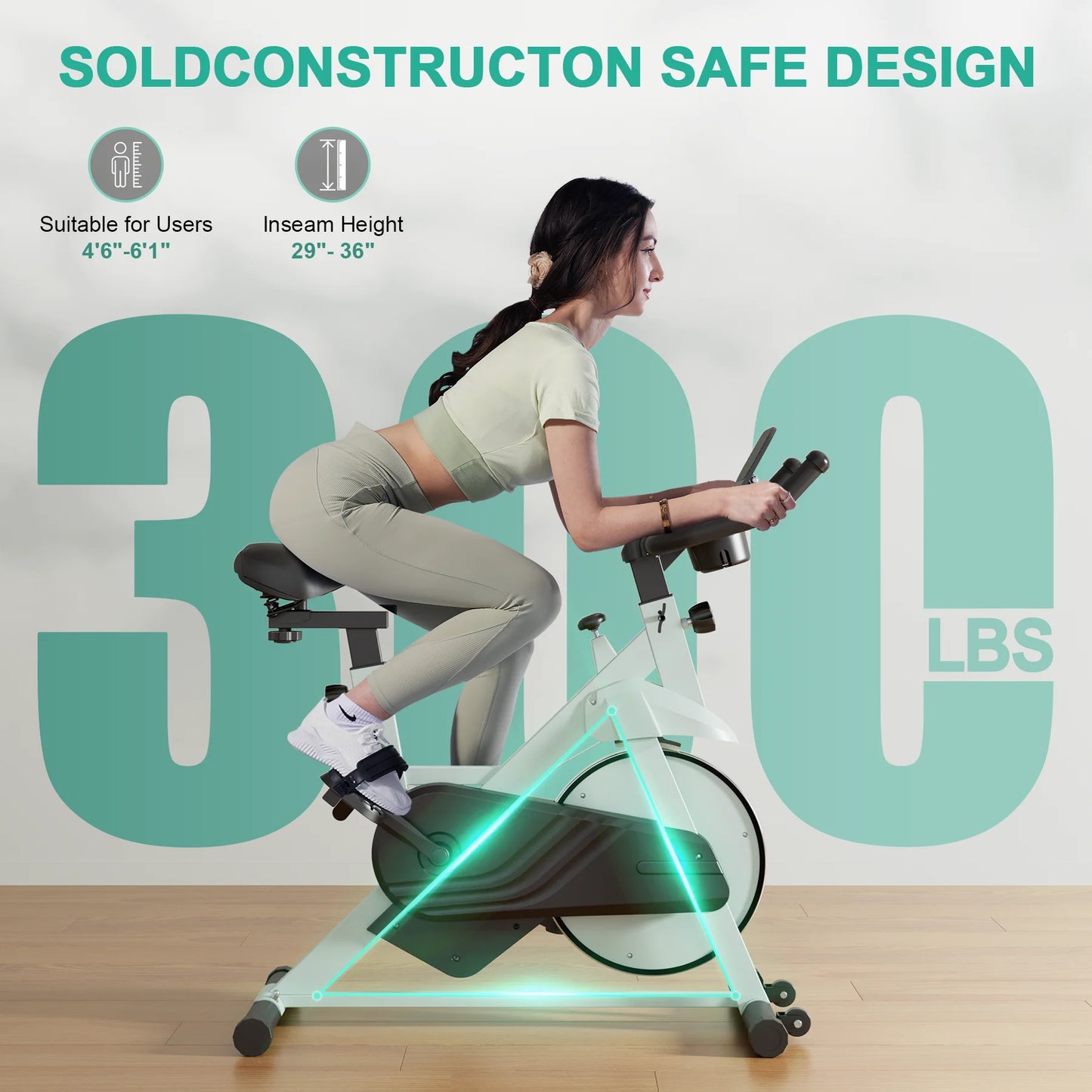 Superun Exercise Bike 32-Level Magnetic Resistance