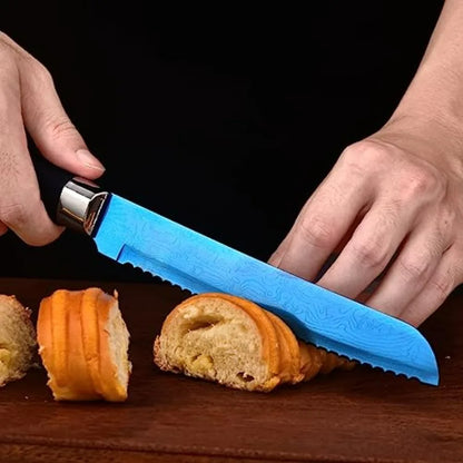 Kitchen Knife Set Non-Stick Aluminum Alloy Block
