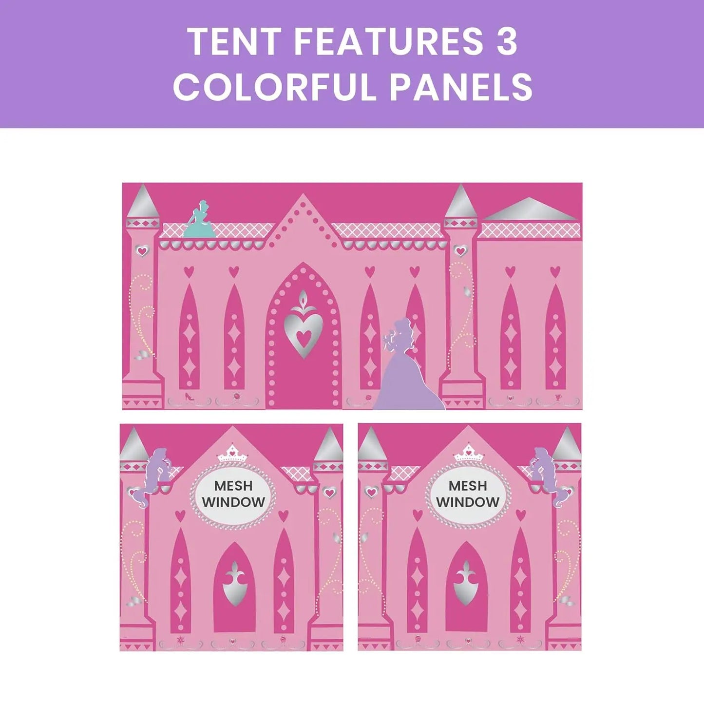 Princess Loft Bed Tent For Kids