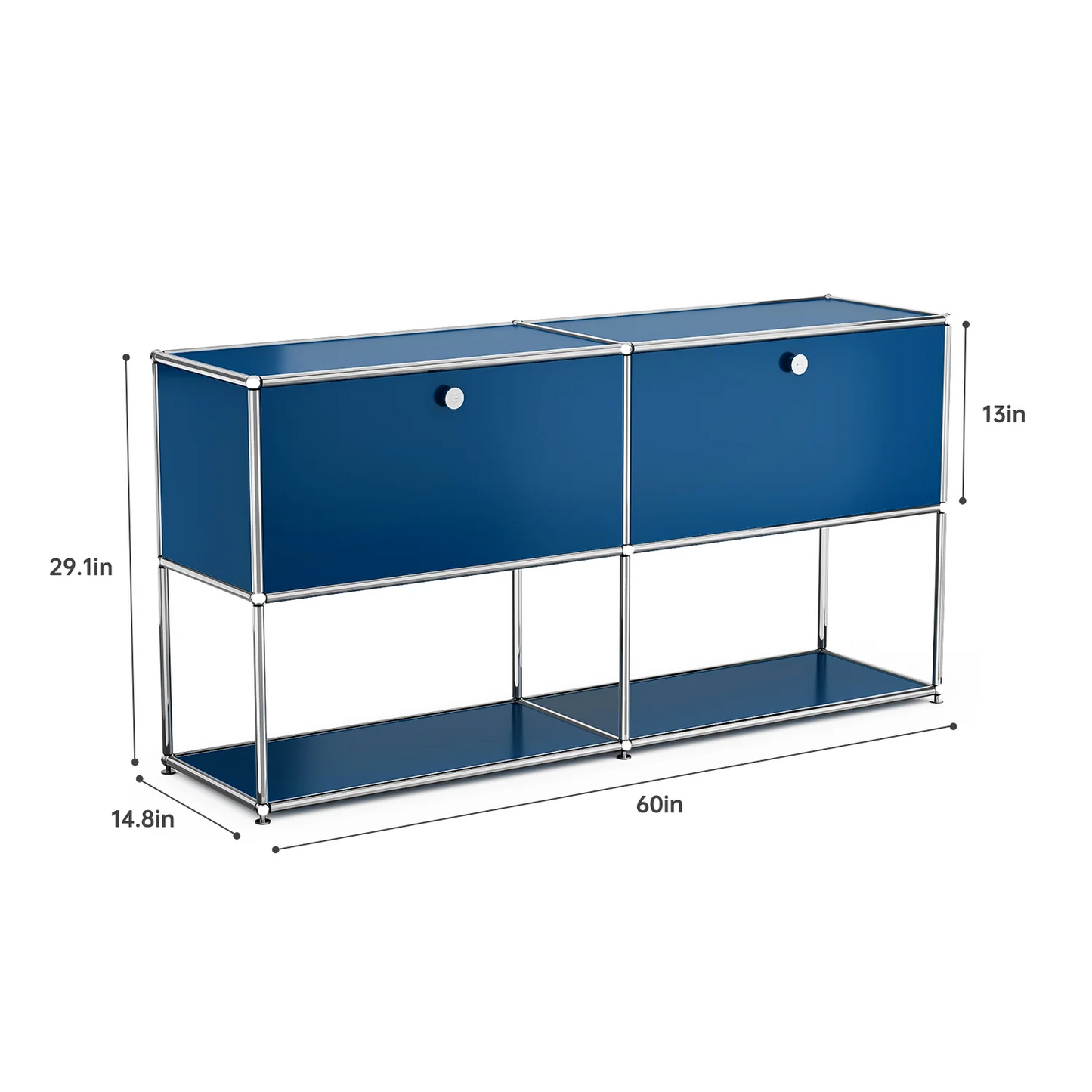 Modern Modular Metal Storage Cabinet
