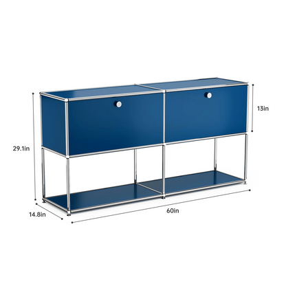 Modern Modular Metal Storage Cabinet