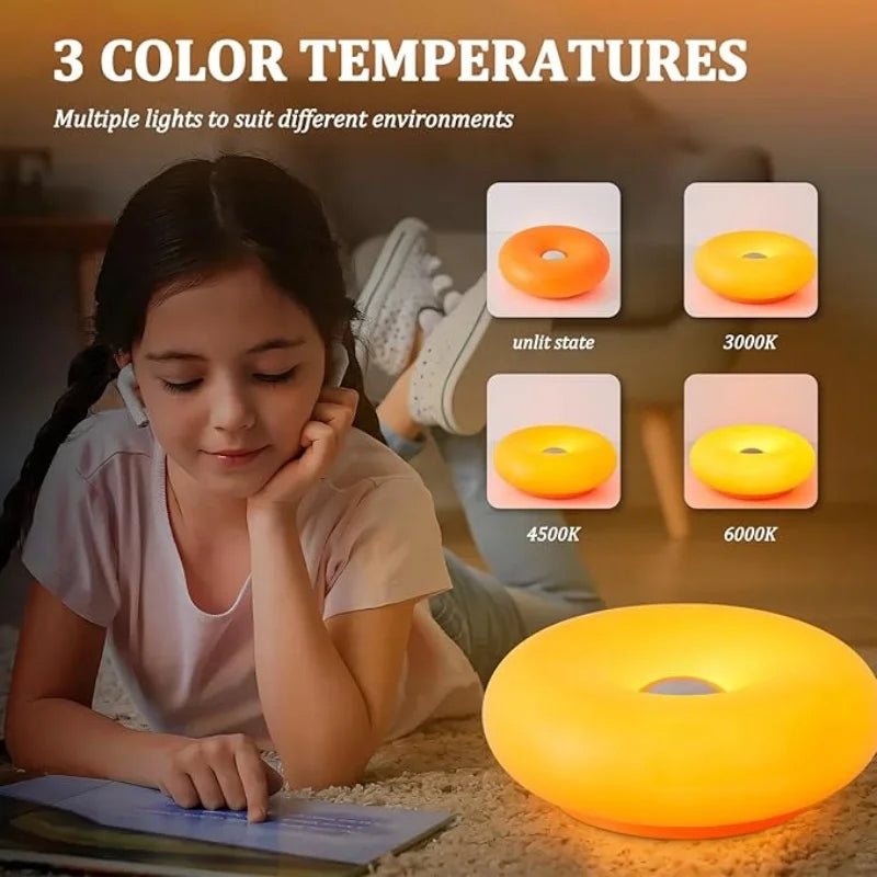 Sweet Donut Touch Bedside Night Light