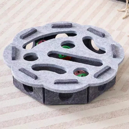 Interactive Cat Toy Maze Game
