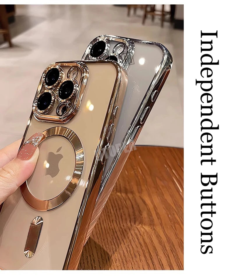 Gold Case For iPhone Pro Max Plus