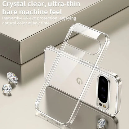 Clear TPU Shell Transparent Phone Case For Google Pixel
