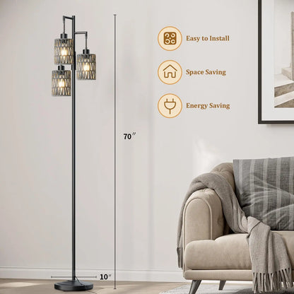 70" Stepless Dimmable Floor Lamp