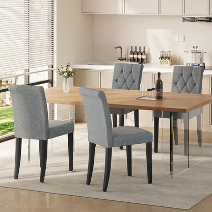Upholstered Dining Chairs Set Of 4