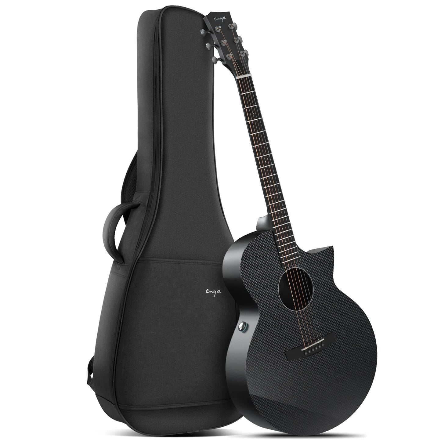 2026 hot new Acoustic Guitar Carbon Fiber X3 Pro Travel Guitar AcousticPlus Guitar Bundle with Gig Bag, Instrument Cable