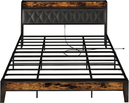 Bed Frames Storage Headboard