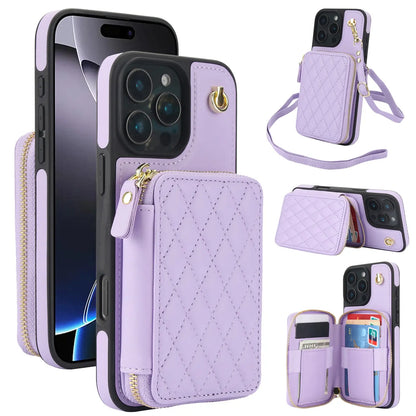 Crossbody Wallet Case For iPhone