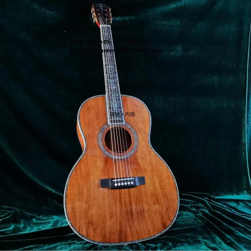 Custom OOO Full KOA Abalone Inlay Guitar