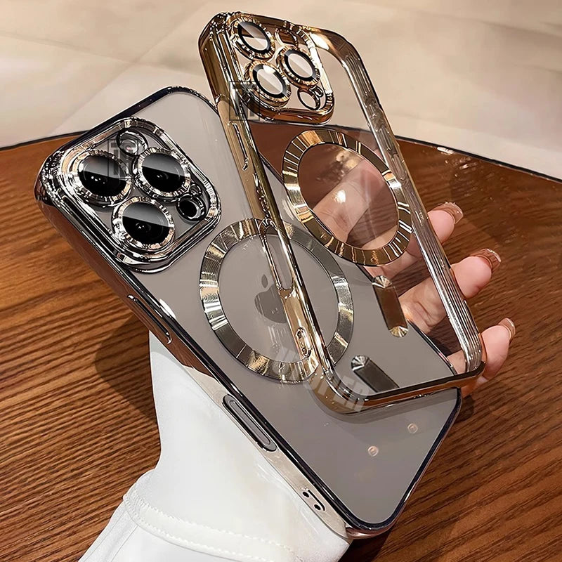 Gold Case For iPhone Pro Max Plus