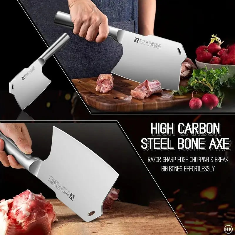 Commercial Chef Boning Axe Stainless Steel