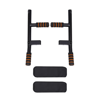 Pull Up Bar, Raise Dip Station Vertical Knee Exercise Equipment, Home Wall-Mount Dip Stand, 200kg Capacity Multi-functional